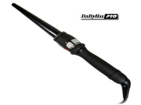 Black Porcelain Conical Wand 25-13mm by Babyliss Pro