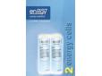 enRgy blue CT2 universal refills for BRAUN CORDLESS STYLERS 2x25ml/14g cells (open box)