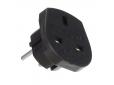 UK to EU travel plug adaptor - Black